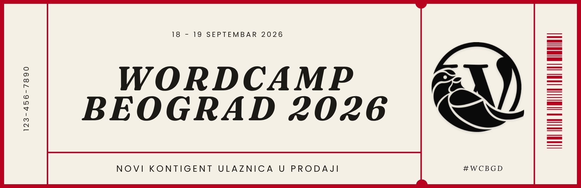 Otvoren je novi kontingent ulaznica za WordCamp Beograd 2026